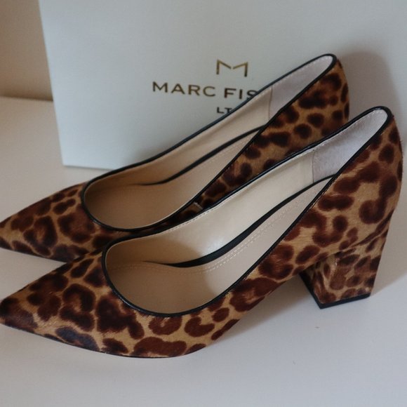 Marc Fisher Shoes - NEW Marc Fisher Leopard Pony Hair Pumps SZ 8 NIB